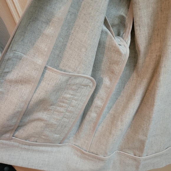 John Varvato's OTD Men's Gray Track Jacket NWT Large Quiet Luxury Streetwear - Picture 3 of 13